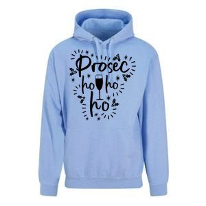 Funny Prosecco Wine Christmas I Prosec Ho Ho Ho Gift Unisex Surf Hoodie