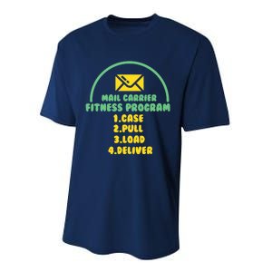 Funny Postal Worker Outfit for a Mailman Performance Sprint T-Shirt