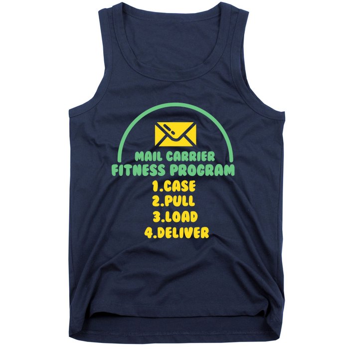 Funny Postal Worker Outfit for a Mailman Tank Top