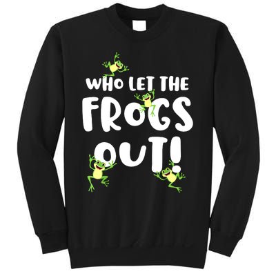 Funny Passover Who Let The Frogs Out Jewish Seder Fami Sweatshirt