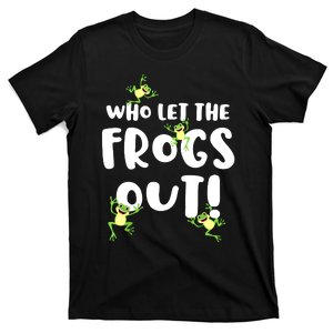 Funny Passover Who Let The Frogs Out Jewish Seder Fami T-Shirt