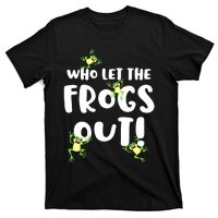 Funny Passover Who Let The Frogs Out Jewish Seder Fami T-Shirt