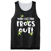 Funny Passover Who Let The Frogs Out Jewish Seder Fami Mesh Reversible Basketball Jersey Tank