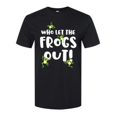 Funny Passover Who Let The Frogs Out Jewish Seder Fami Softstyle CVC T-Shirt