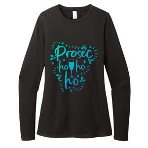 Funny Prosecco Wine Christmas I Prosec Ho Ho Ho Gift Womens CVC Long Sleeve Shirt