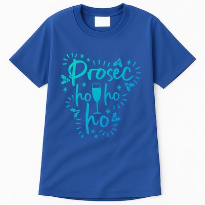 Funny Prosecco Wine Christmas I Prosec Ho Ho Ho Gift Tall T-Shirt