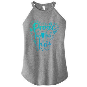 Funny Prosecco Wine Christmas I Prosec Ho Ho Ho Gift Women's Perfect Tri Rocker Tank