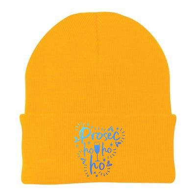 Funny Prosecco Wine Christmas I Prosec Ho Ho Ho Gift Knit Cap Winter Beanie