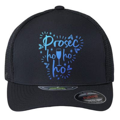 Funny Prosecco Wine Christmas I Prosec Ho Ho Ho Gift Flexfit Unipanel Trucker Cap