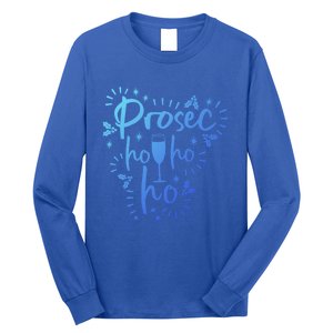 Funny Prosecco Wine Christmas I Prosec Ho Ho Ho Gift Long Sleeve Shirt