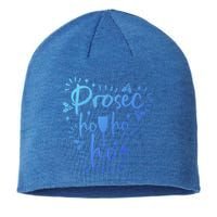 Funny Prosecco Wine Christmas I Prosec Ho Ho Ho Gift Sustainable Beanie