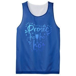 Funny Prosecco Wine Christmas I Prosec Ho Ho Ho Gift Mesh Reversible Basketball Jersey Tank