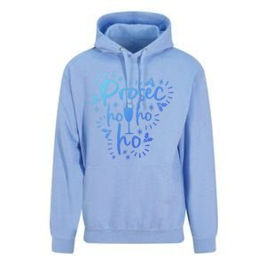 Funny Prosecco Wine Christmas I Prosec Ho Ho Ho Gift Unisex Surf Hoodie