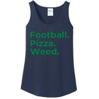 Football Pizza Weed Ladies Essential Tank