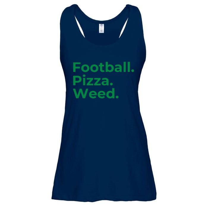 Football Pizza Weed Ladies Essential Flowy Tank