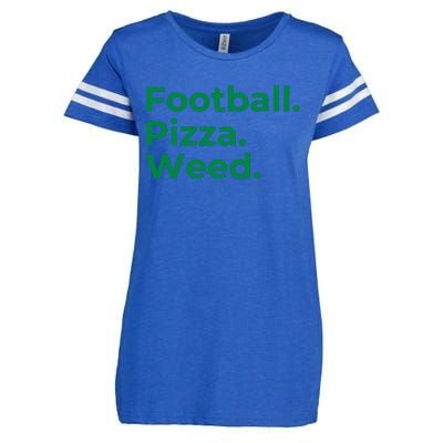 Football Pizza Weed Enza Ladies Jersey Football T-Shirt