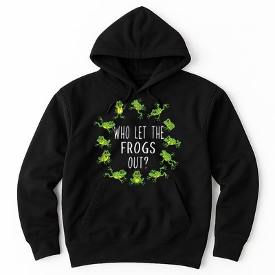Funny Passover Who Let The Frogs Out Jewish Seder Hoodie