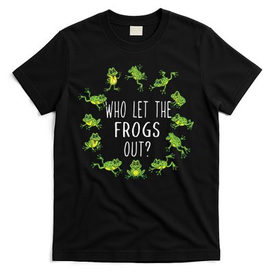 Funny Passover Who Let The Frogs Out Jewish Seder T-Shirt