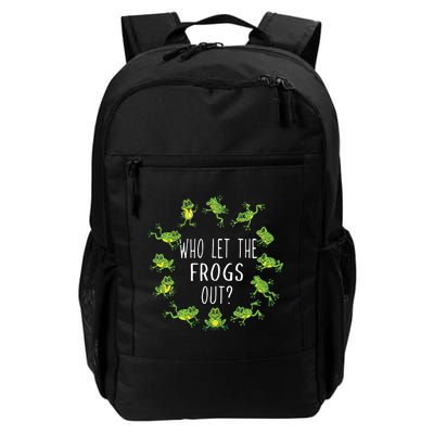 Funny Passover Who Let The Frogs Out Jewish Seder Backpack