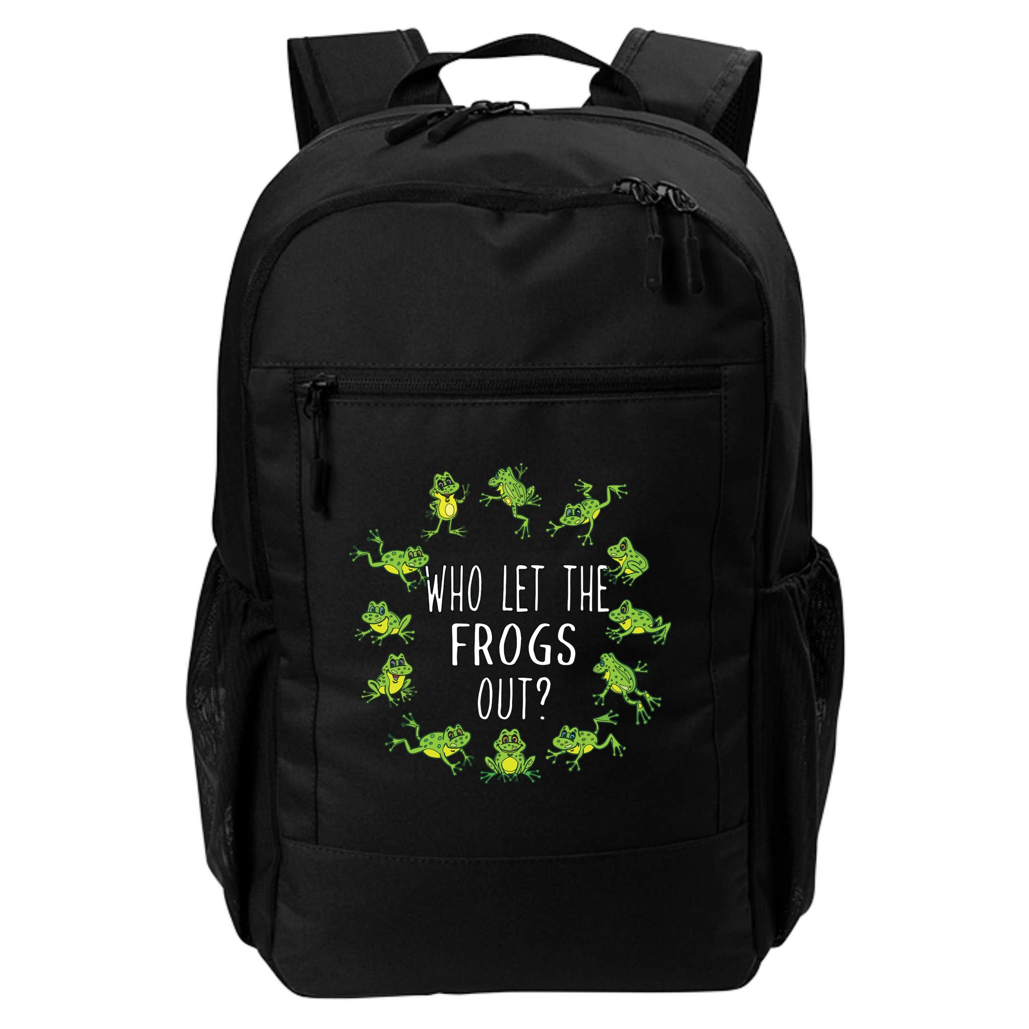 Funny Passover Who Let The Frogs Out Jewish Seder Backpack