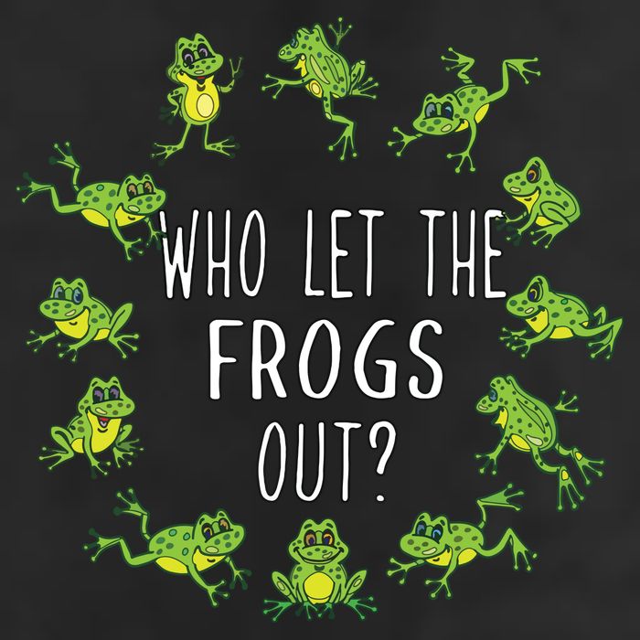 Funny Passover Who Let The Frogs Out Jewish Seder Golf Towel