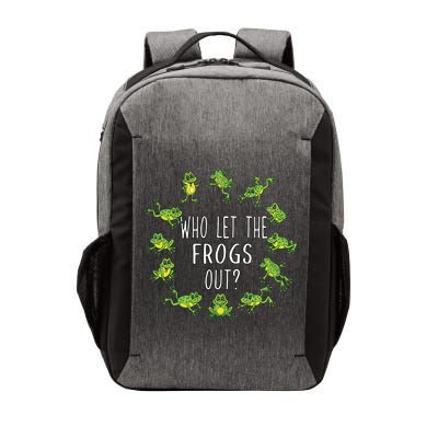 Funny Passover Who Let The Frogs Out Jewish Seder Vector Backpack