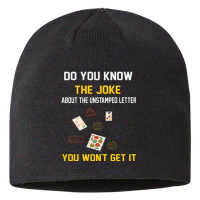 Funny Postal Worker Mail Man Delivery Service Post Office Sustainable Beanie