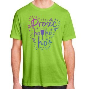 Funny Prosecco Wine Christmas I Prosec Ho Ho Ho Gift Adult ChromaSoft Performance T-Shirt