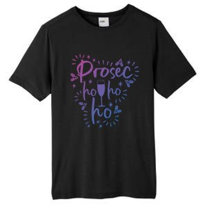 Funny Prosecco Wine Christmas I Prosec Ho Ho Ho Gift Tall Fusion ChromaSoft Performance T-Shirt