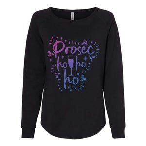 Funny Prosecco Wine Christmas I Prosec Ho Ho Ho Gift Womens California Wash Sweatshirt