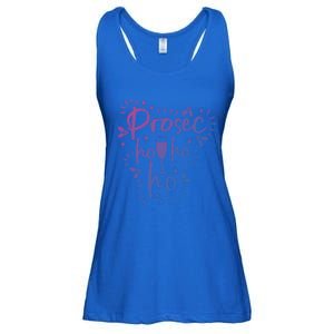 Funny Prosecco Wine Christmas I Prosec Ho Ho Ho Gift Ladies Essential Flowy Tank