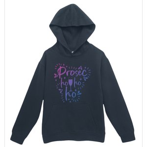 Funny Prosecco Wine Christmas I Prosec Ho Ho Ho Gift Urban Pullover Hoodie