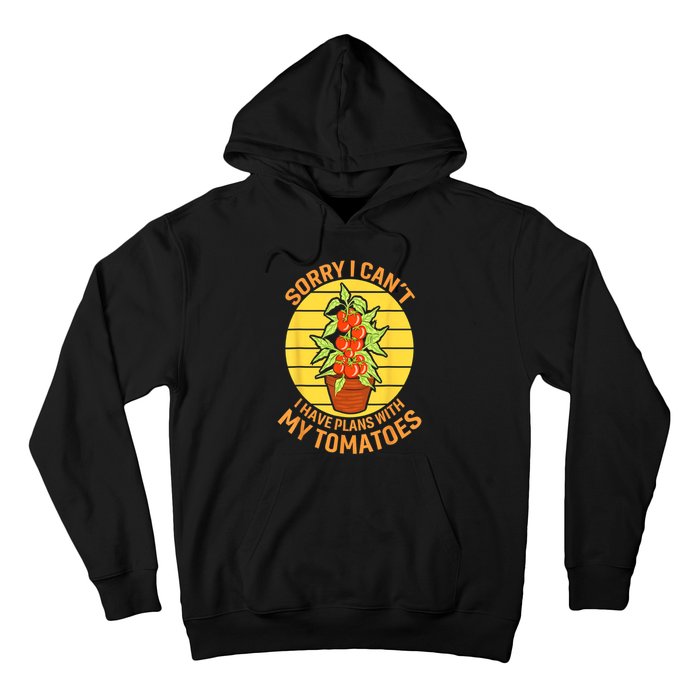 Funny Plan With Tomato Veggie Pun Tomatoes Vegetable Humor Hoodie