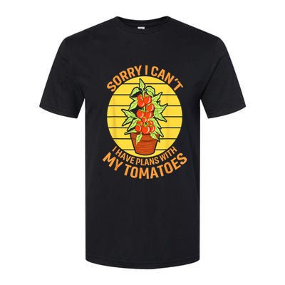 Funny Plan With Tomato Veggie Pun Tomatoes Vegetable Humor Softstyle CVC T-Shirt