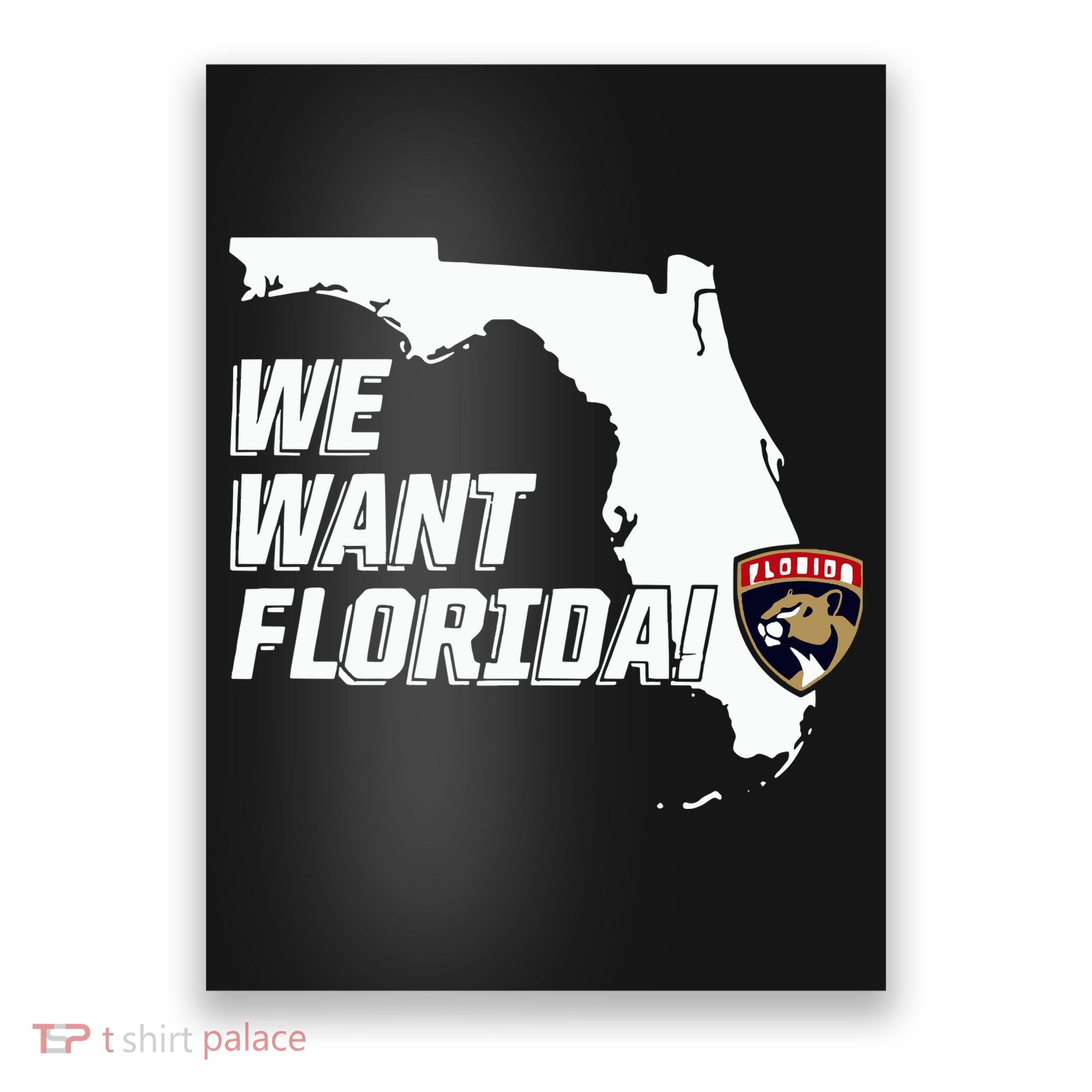 Florida Panther We Want Florida Poster