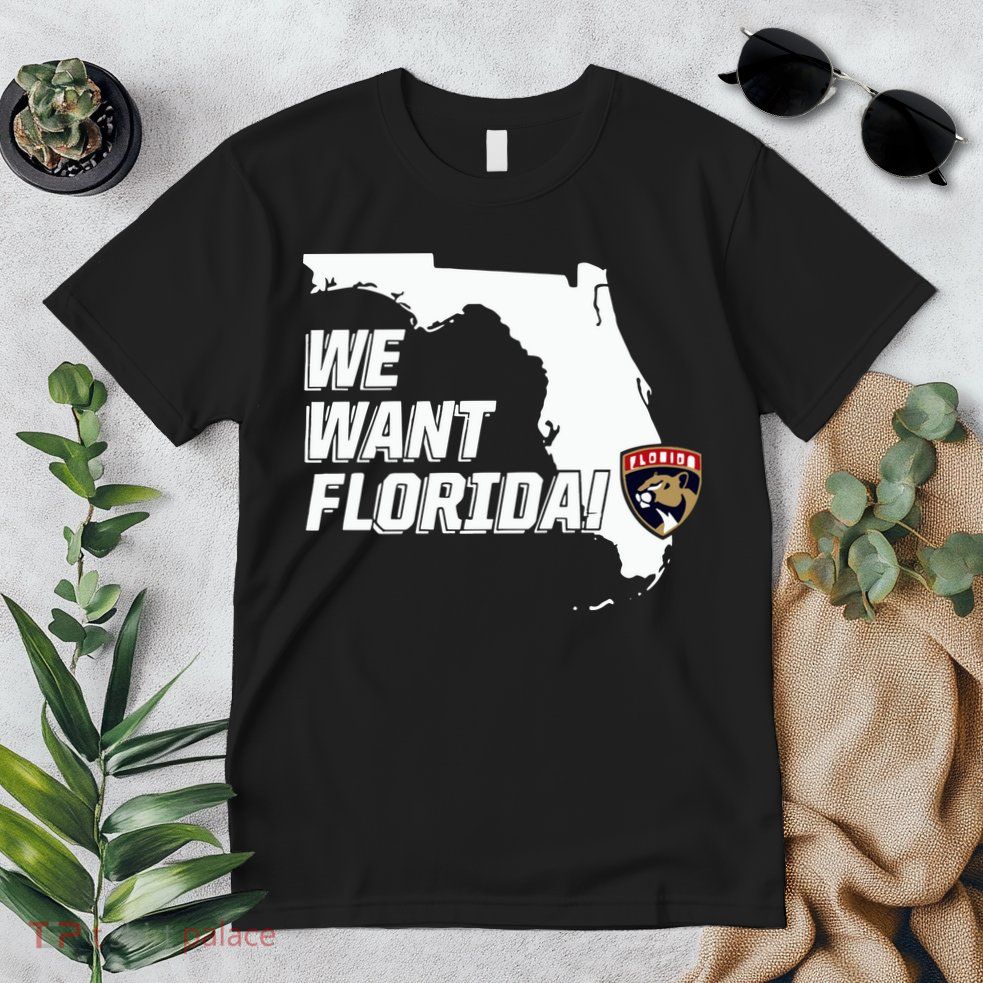 Florida Panther We Want Florida Premium T-Shirt
