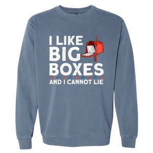 Funny Postal Worker Art For Mailman Postal Service Garment-Dyed Sweatshirt