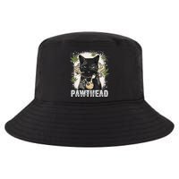 Funny Pawthead Weed Cat Smoking High Cannabis Cat 420 Stoner Cool Comfort Performance Bucket Hat