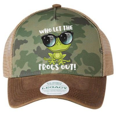 Funny Passover Who Let The Frogs Ou Jewish Seder Legacy Tie Dye Trucker Hat