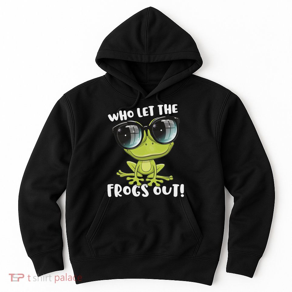 Funny Passover Who Let The Frogs Ou Jewish Seder Hoodie