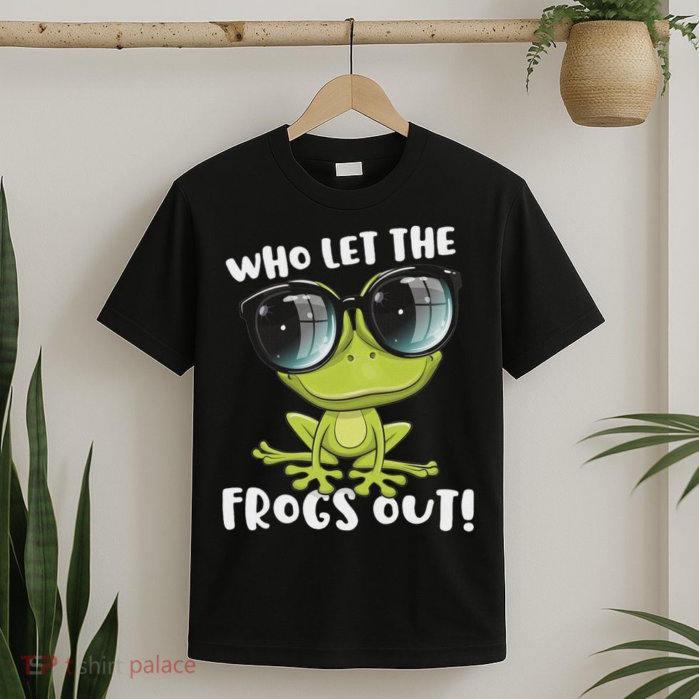 Funny Passover Who Let The Frogs Ou Jewish Seder T-Shirt