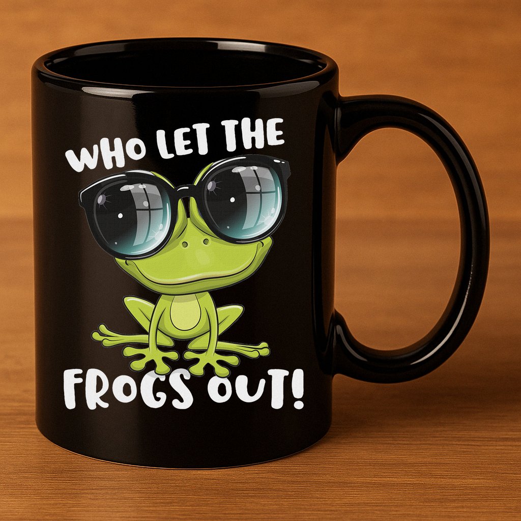 Funny Passover Who Let The Frogs Ou Jewish Seder 11oz C Handle Ceramic Mug