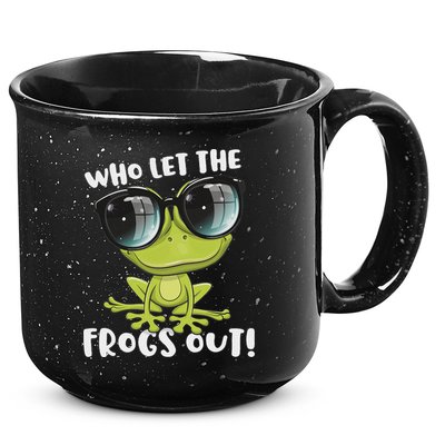 Funny Passover Who Let The Frogs Ou Jewish Seder 15oz Campfire Ceramic Mug