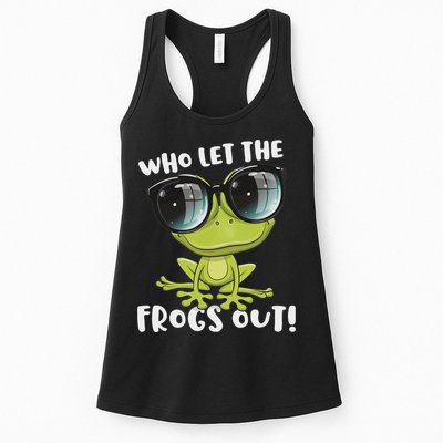 Funny Passover Who Let The Frogs Ou Jewish Seder Womens Tank Top