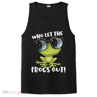 Funny Passover Who Let The Frogs Ou Jewish Seder PosiCharge Competitor Tank