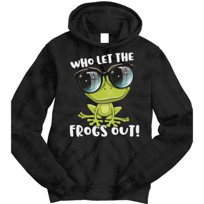 Funny Passover Who Let The Frogs Ou Jewish Seder Tie Dye Hoodie