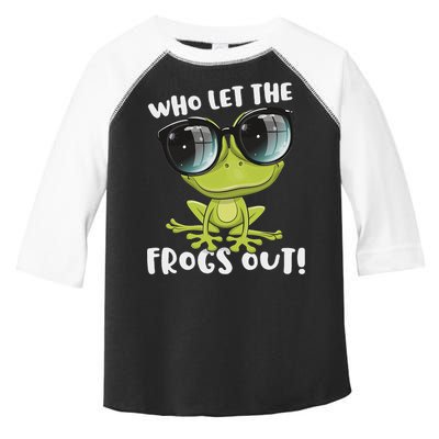 Funny Passover Who Let The Frogs Ou Jewish Seder Toddler Fine Jersey T-Shirt
