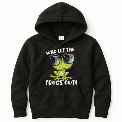 Funny Passover Who Let The Frogs Ou Jewish Seder Kids Hoodie