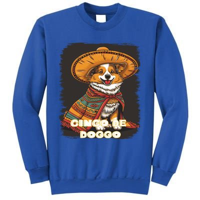 Funny Pembroke Welsh Dog Cinco De Mayo Doggo Sombrero Funny Gift Sweatshirt