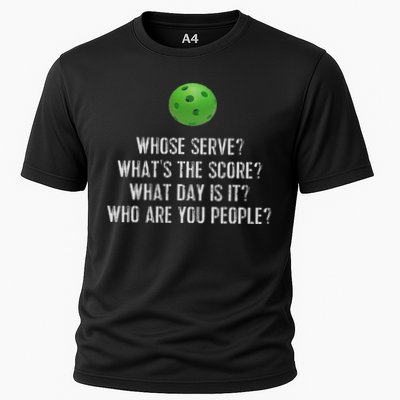 Funny Pickleball Whose Serve League Pickleball Team Performance Shirt